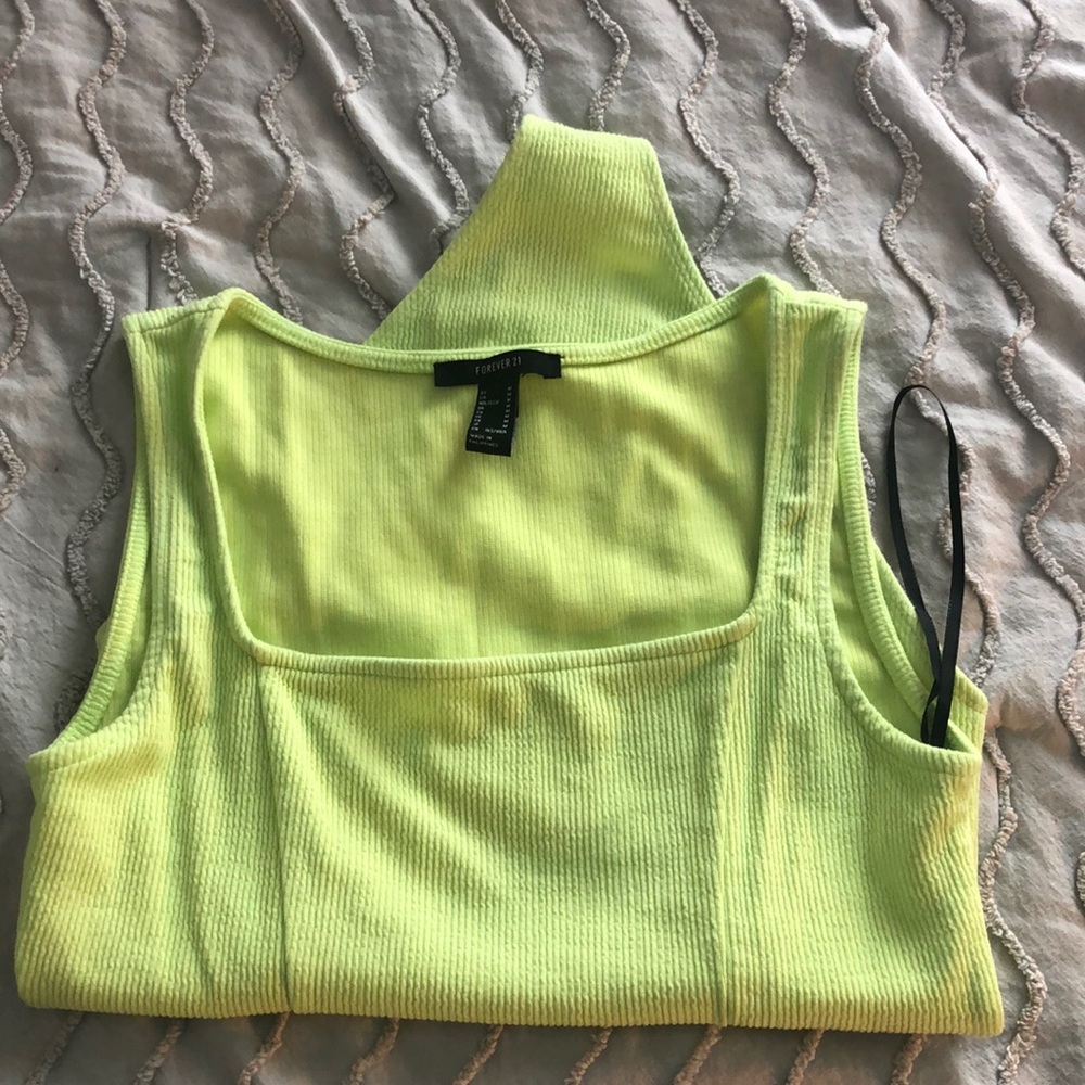 Forever 21 Neon Green Bodysuit